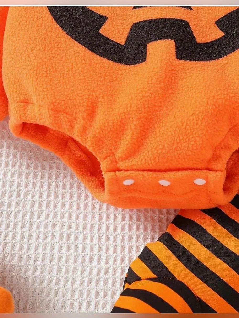 Kids Orange Pumpkin Hooded Costume Set size 6-12 months